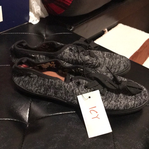 ICY sneakers with laces black & gray - Picture 2 of 6